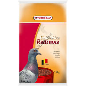 Минерална добавка (грит от червен камък) за гълъби и други птици, 2,5 кг. - Versele-Laga Colombine Redstone